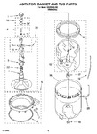 Diagram for 03 - Agitator, Basket And Tub Parts