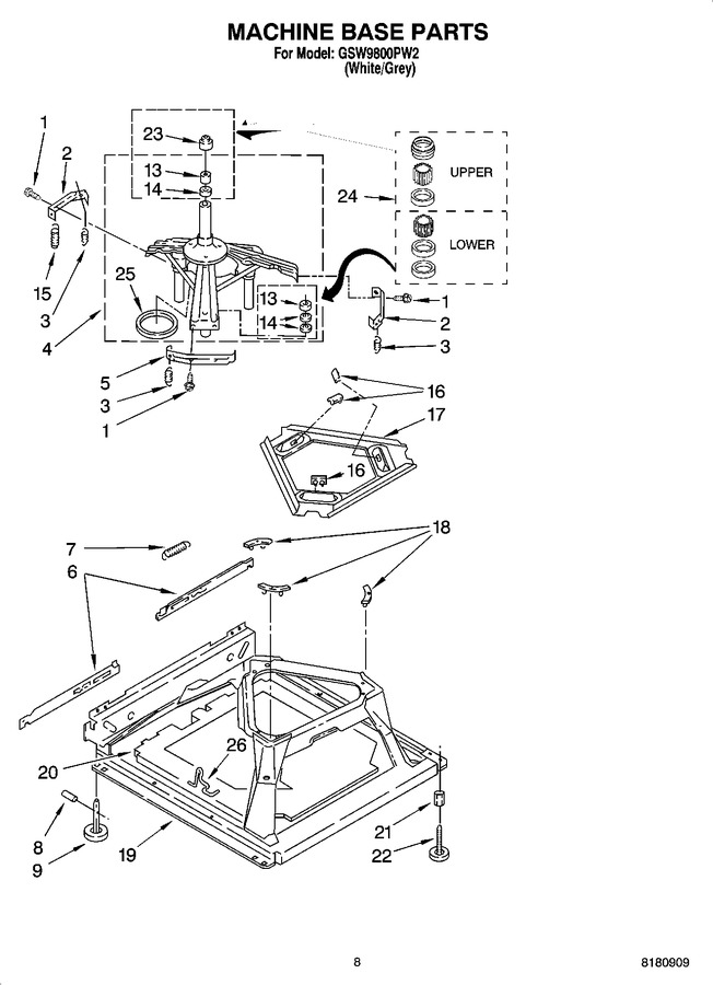 Diagram for GSW9800PW2