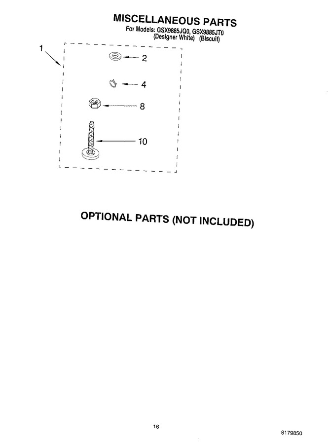 Diagram for GSX9885JT0