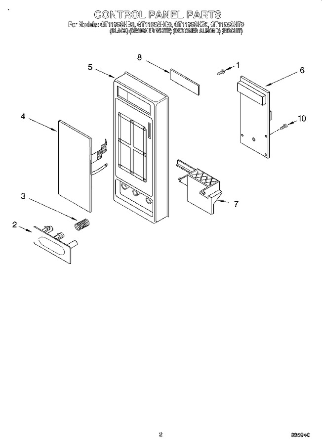 Diagram for GT1195SHT0