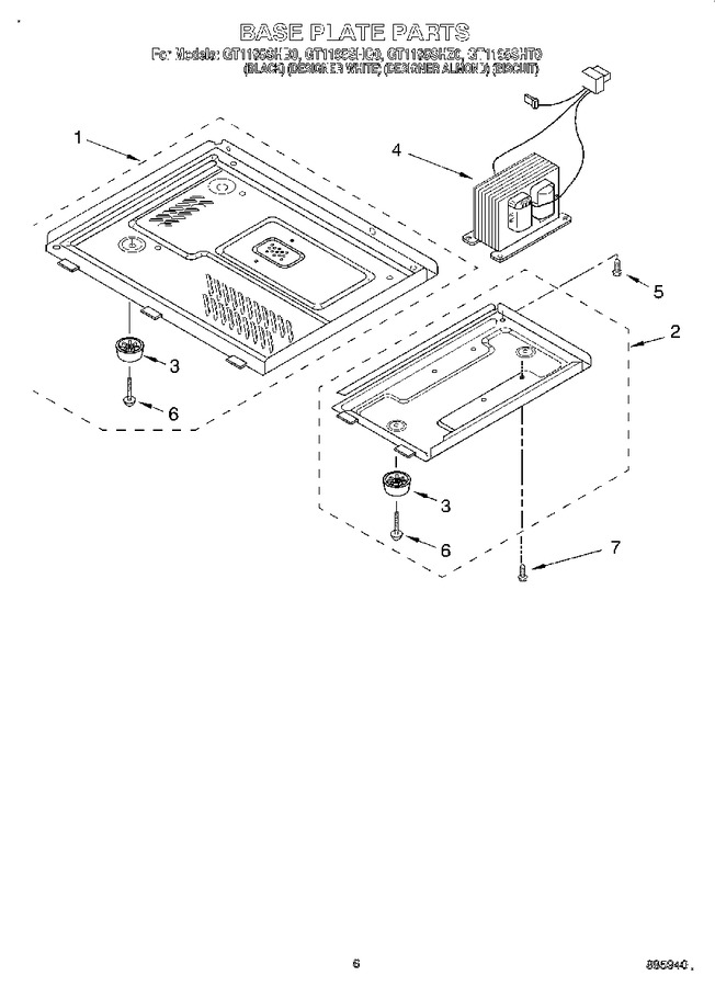 Diagram for GT1195SHZ0