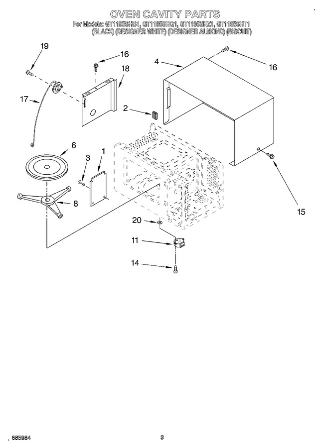 Diagram for GT1195SHT1