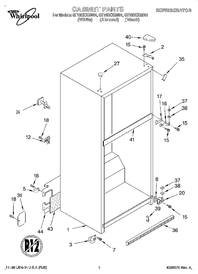 Diagram for GT19DKXGW01