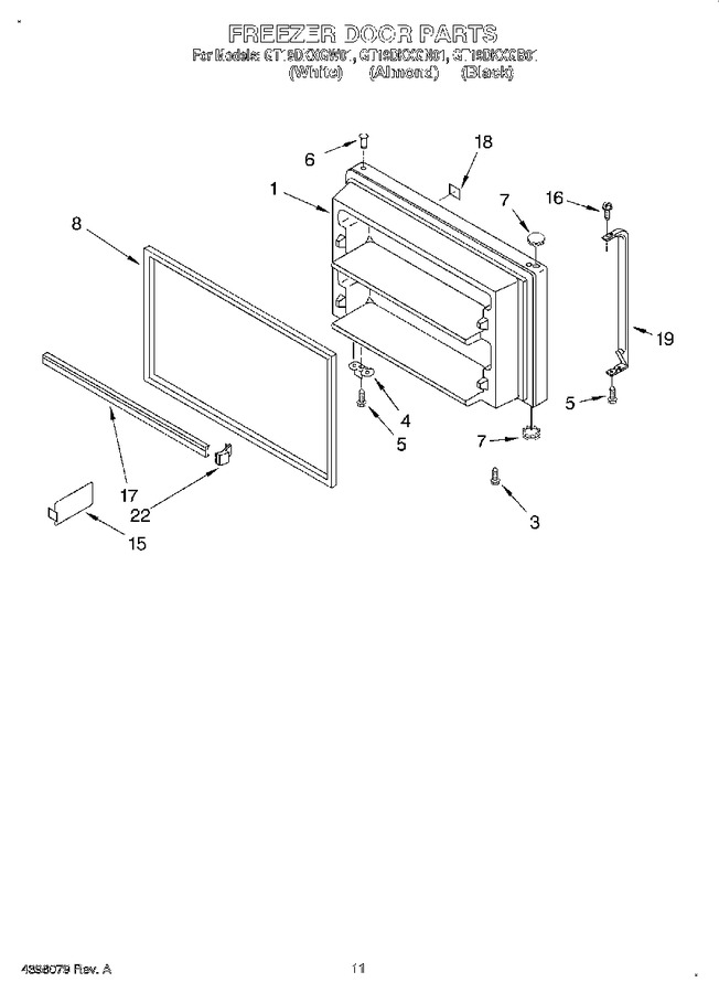 Diagram for GT19DKXGW01