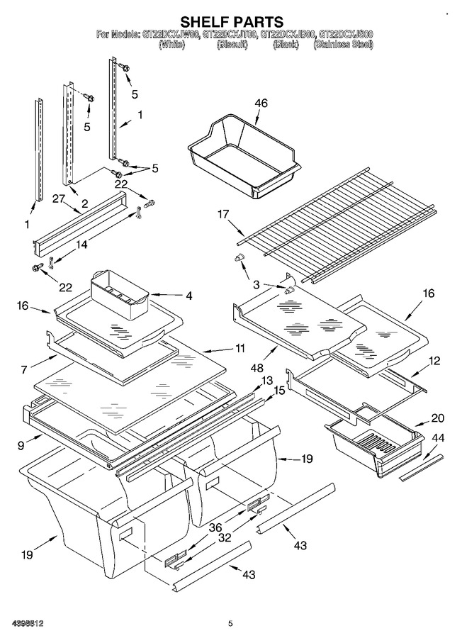 Diagram for GT22DCXJW00