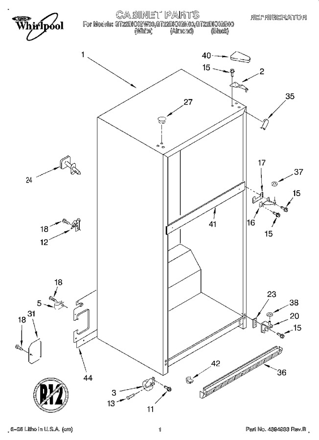 Diagram for GT22DKXGW00