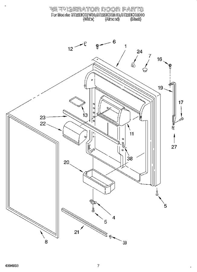 Diagram for GT22DKXGW00