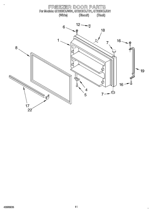 Diagram for GT22DKXJW01