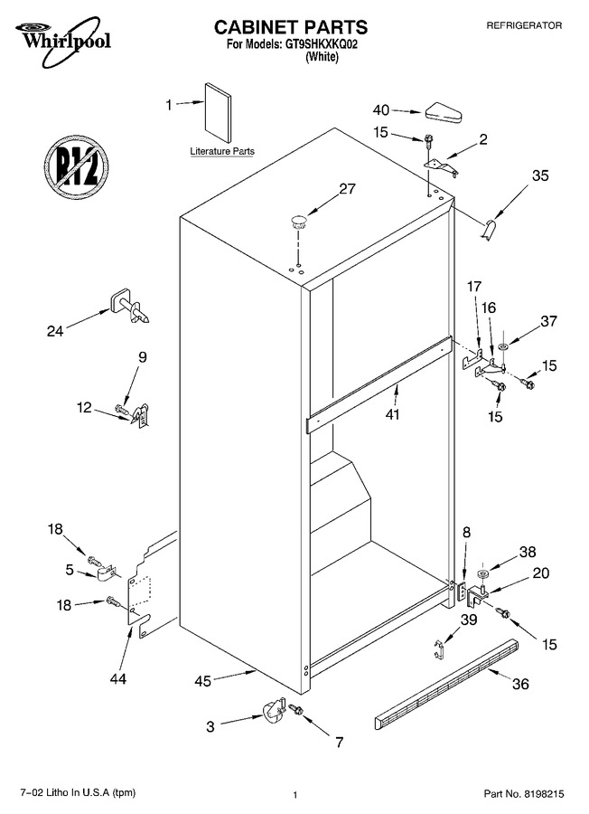 Diagram for GT9SHKXKQ02