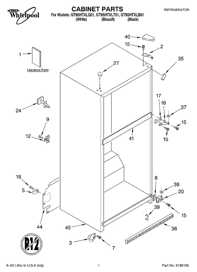 Diagram for GT9SHTXLT01