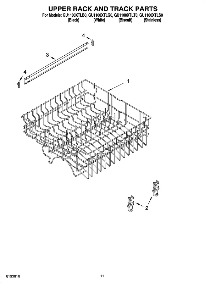 Diagram for GU1100XTLQ0