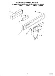 Diagram for 02 - Control Panel Parts