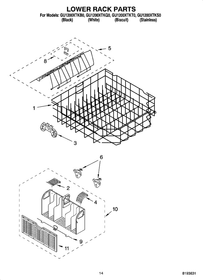 Diagram for GU1200XTKB0