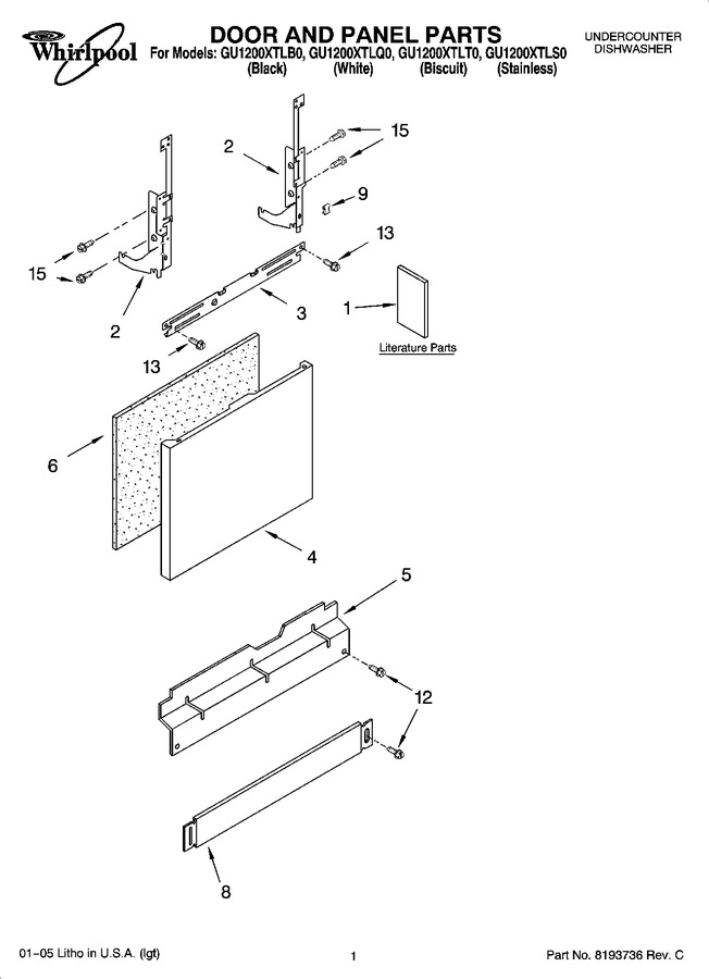 Diagram for GU1200XTLS0