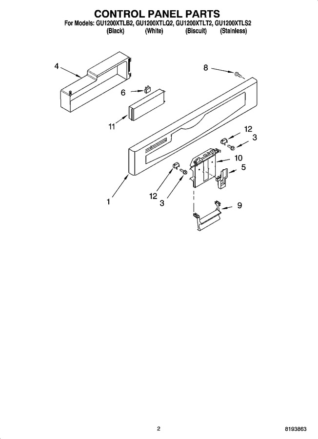 Diagram for GU1200XTLS2