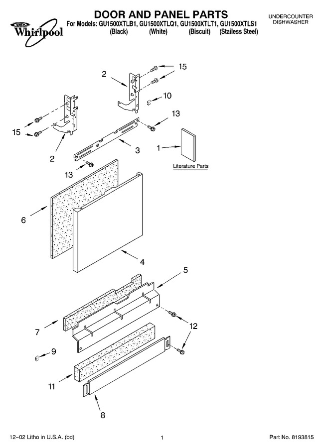 Diagram for GU1500XTLB1