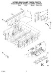 Diagram for 09 - Upper Rack And Track Parts