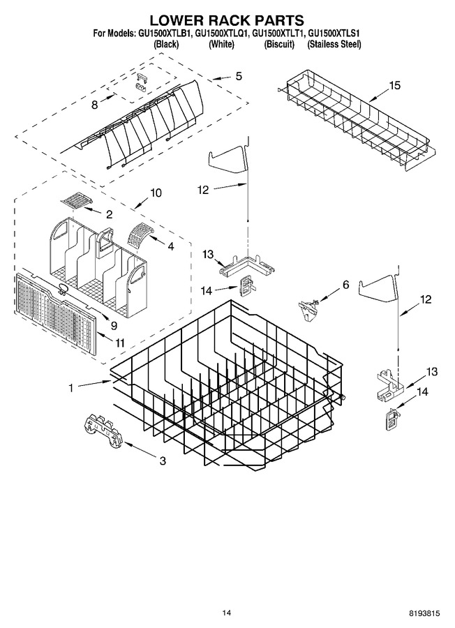 Diagram for GU1500XTLT1