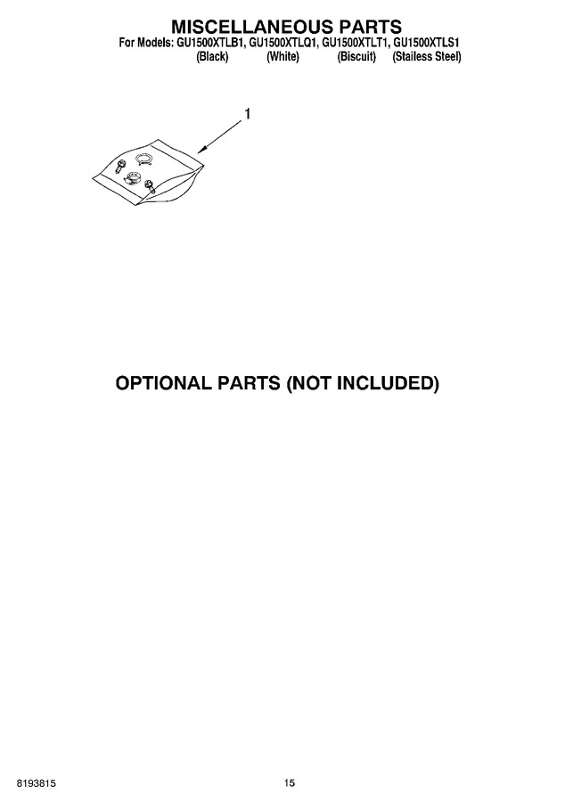 Diagram for GU1500XTLB1