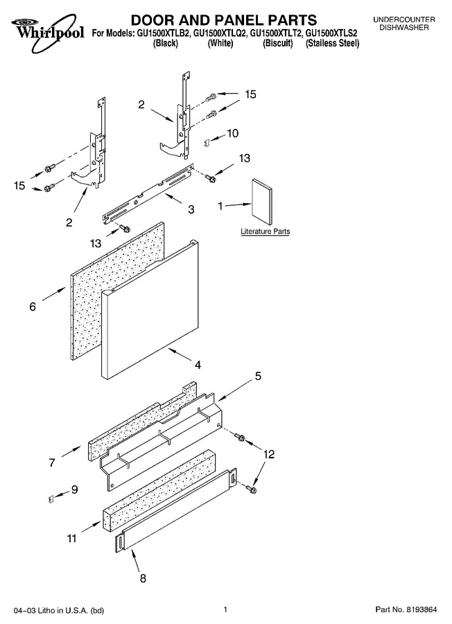 Diagram for GU1500XTLQ2