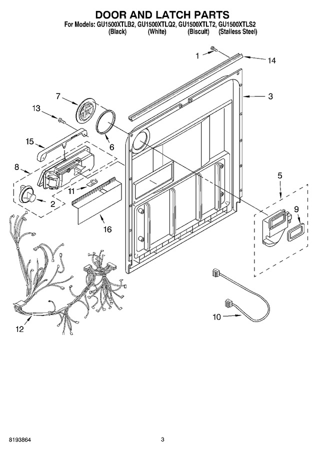 Diagram for GU1500XTLB2