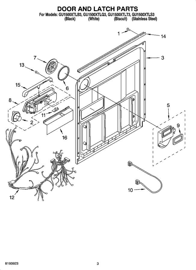 Diagram for GU1500XTLS3