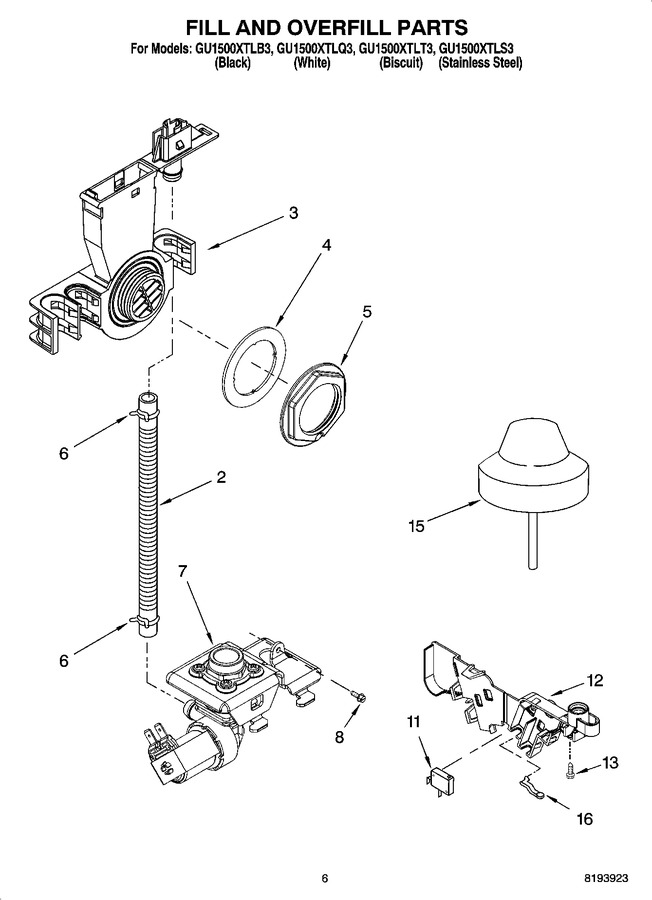 Diagram for GU1500XTLB3