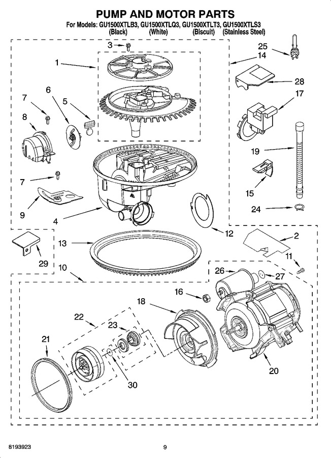 Diagram for GU1500XTLS3