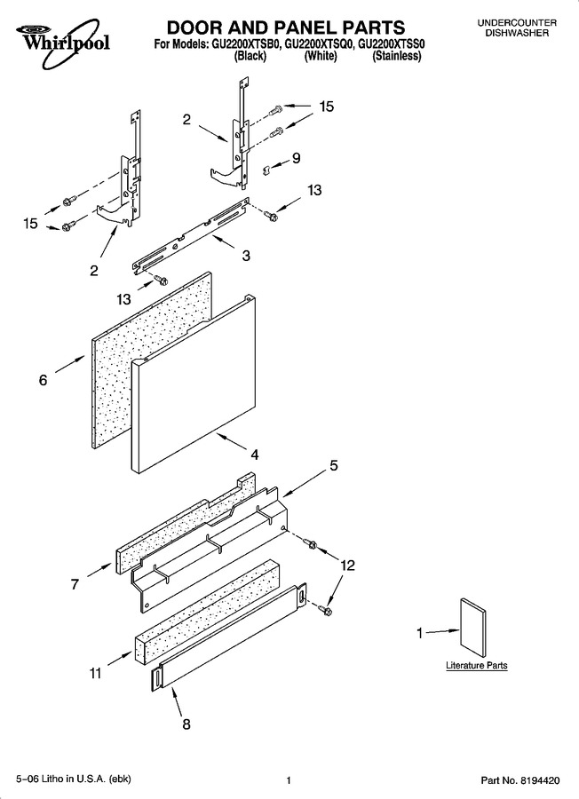 Diagram for GU2200XTSQ0