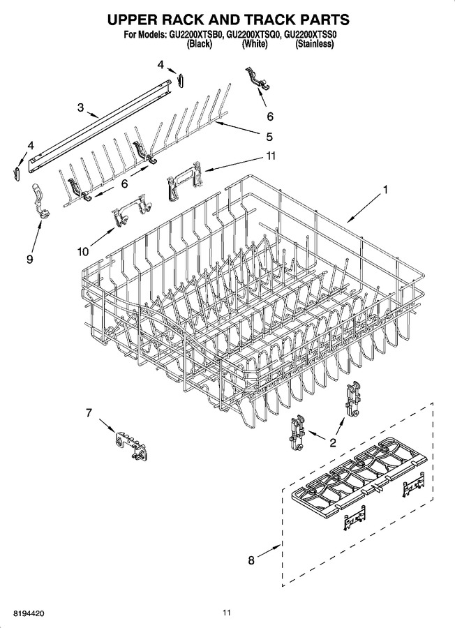 Diagram for GU2200XTSB0