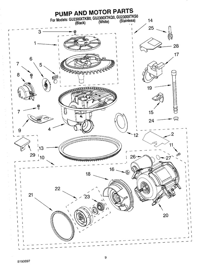 Diagram for GU2300XTKQ0