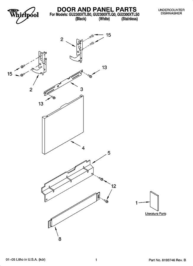 Diagram for GU2300XTLQ0