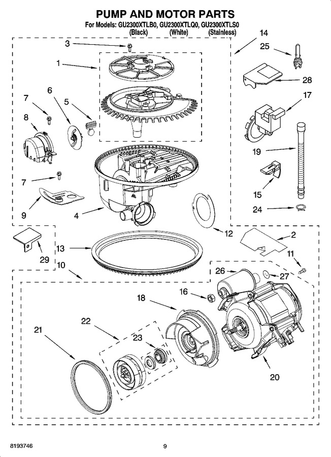 Diagram for GU2300XTLQ0