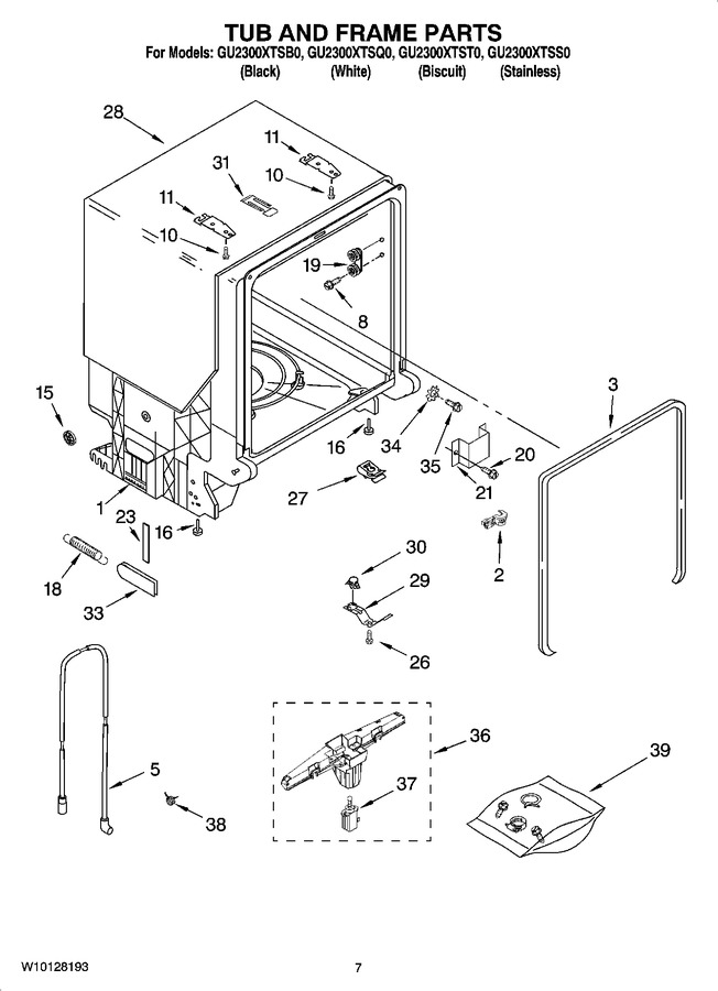 Diagram for GU2300XTSS0