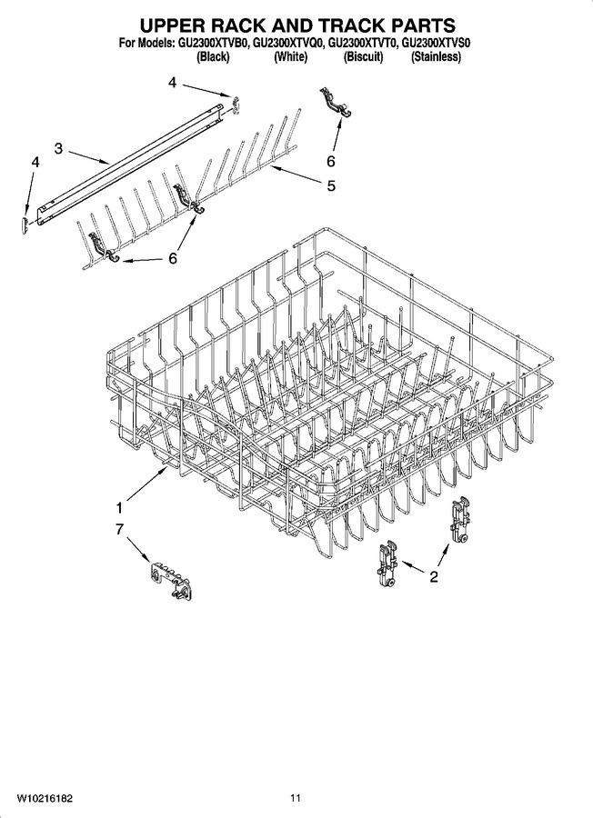 Diagram for GU2300XTVT0