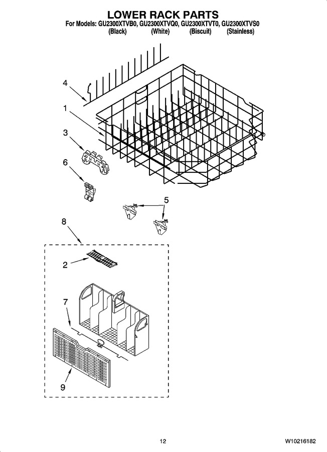 Diagram for GU2300XTVS0