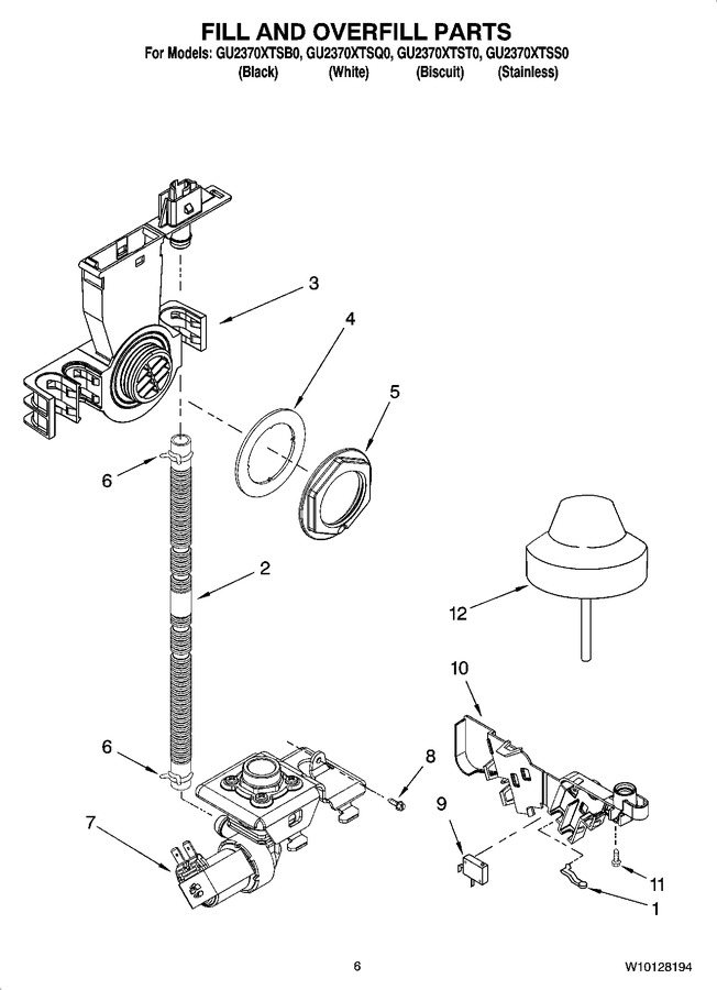 Diagram for GU2370XTSS0