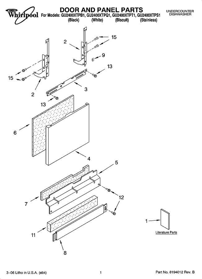 Diagram for GU2400XTPB1