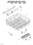 Diagram for 09 - Upper Rack And Track Parts