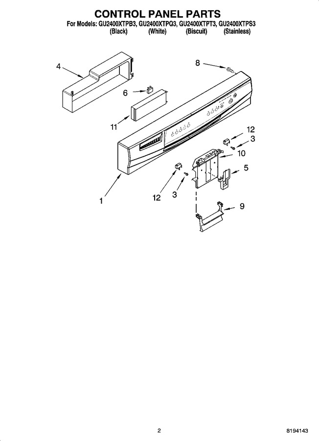 Diagram for GU2400XTPS3