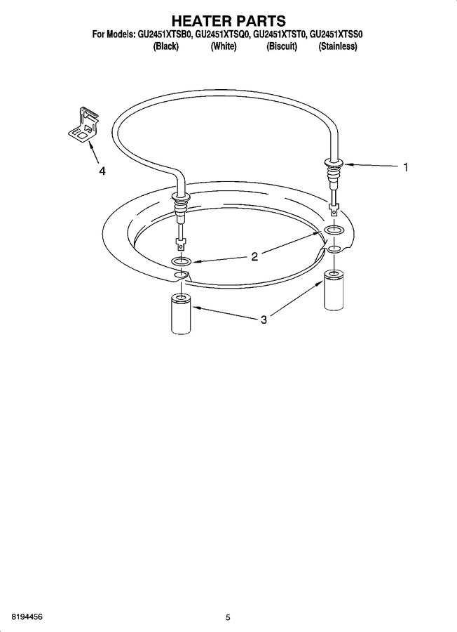 Diagram for GU2451XTST0