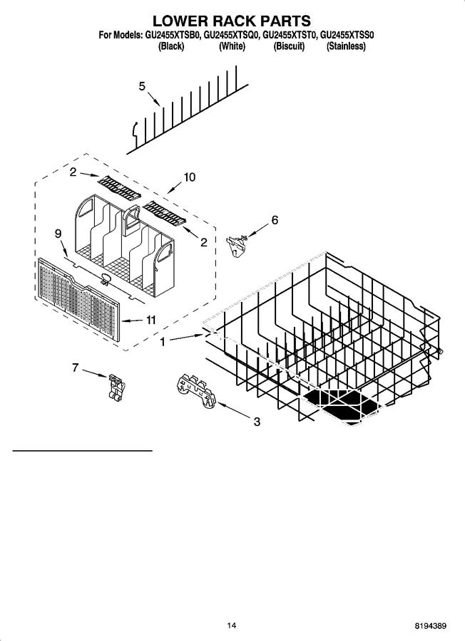 Diagram for GU2455XTSQ0