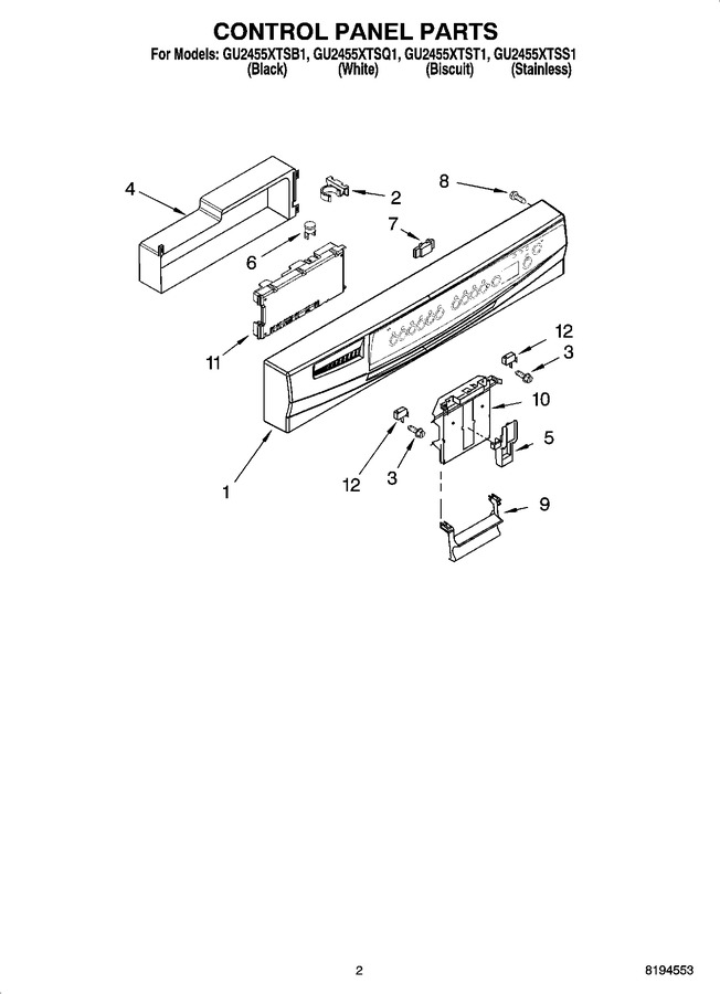 Diagram for GU2455XTSQ1