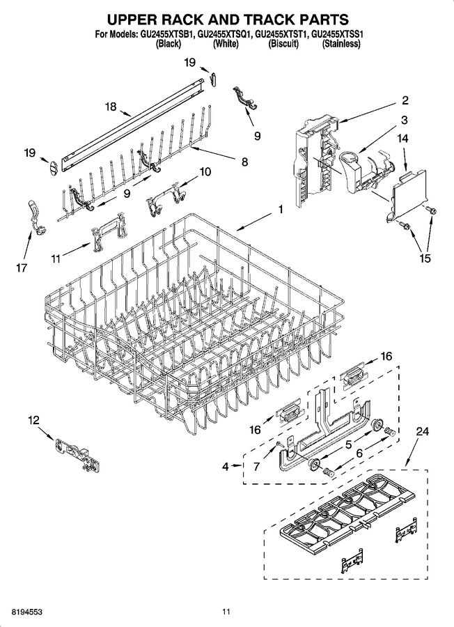 Diagram for GU2455XTSQ1