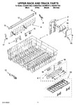 Diagram for 09 - Upper Rack And Track Parts