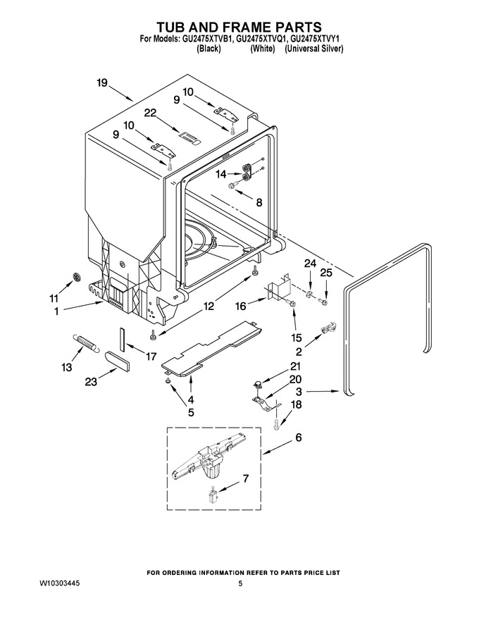 Diagram for GU2475XTVY1