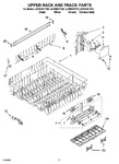 Diagram for 09 - Upper Rack And Track Parts