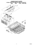 Diagram for 11 - Lower Rack Parts