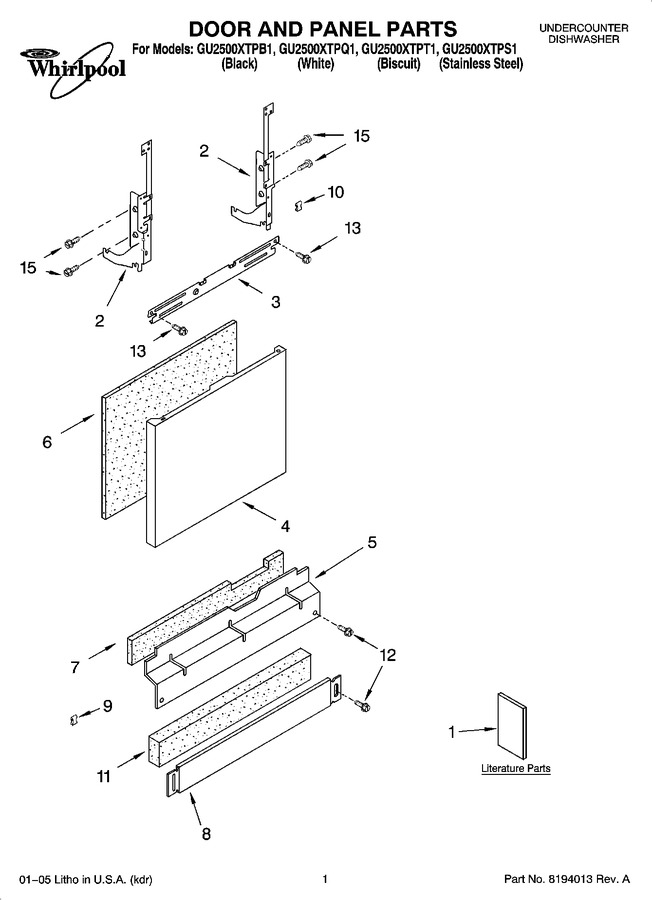 Diagram for GU2500XTPS1