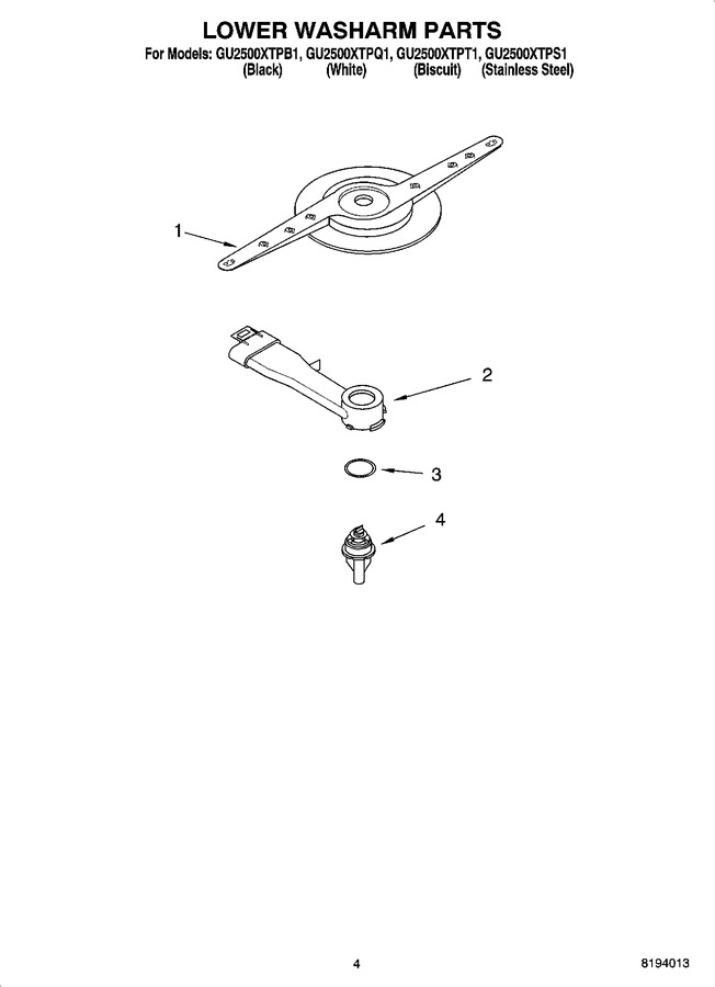 Diagram for GU2500XTPQ1